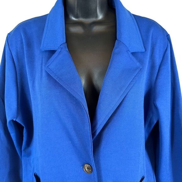 Vintage BBX Lephsnt Casual Polyester Blazer Women’s Size M - Picture 9 of 9